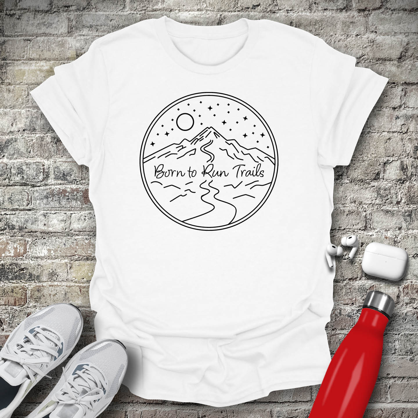Born To Run Trails T-shirt