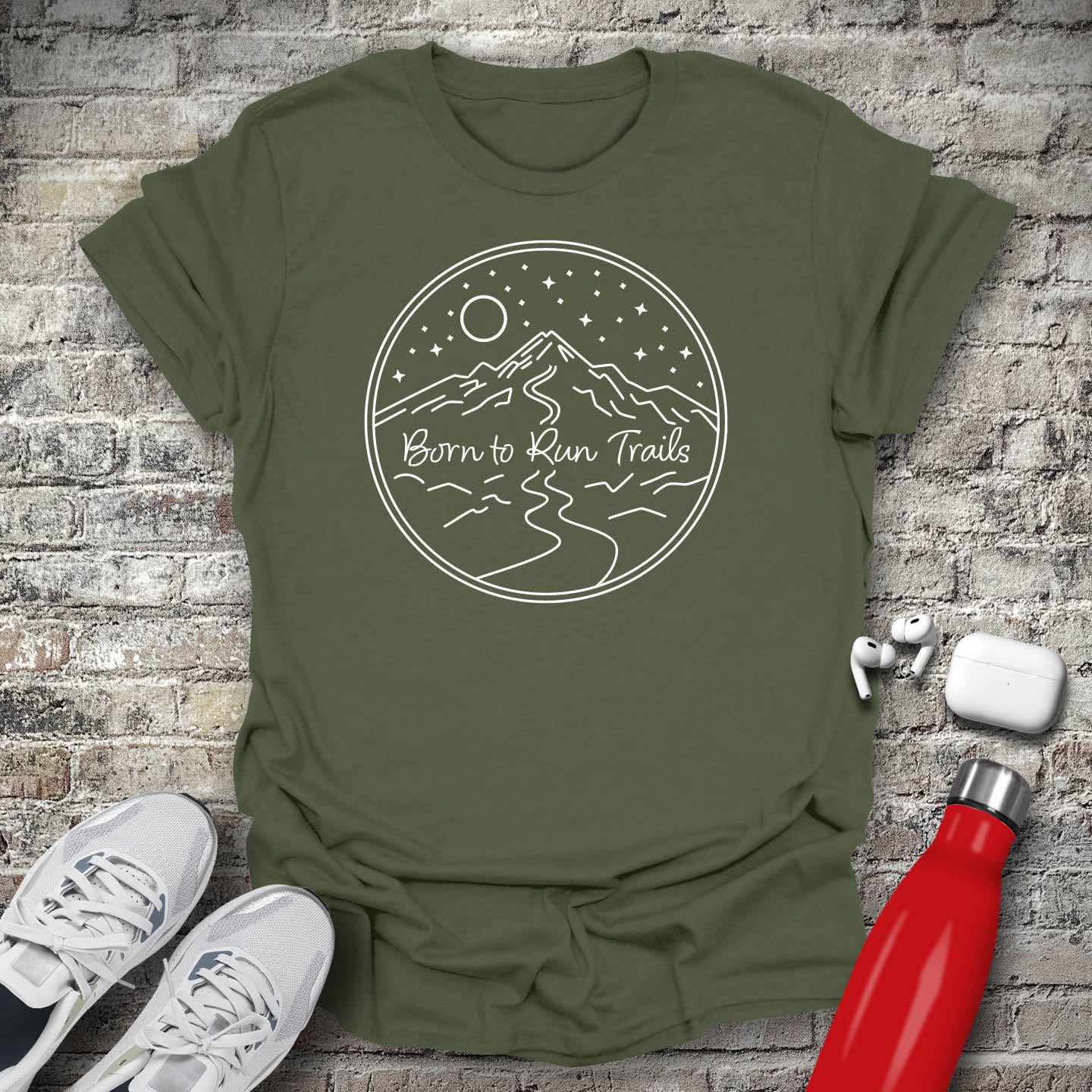 Born To Run Trails T-shirt