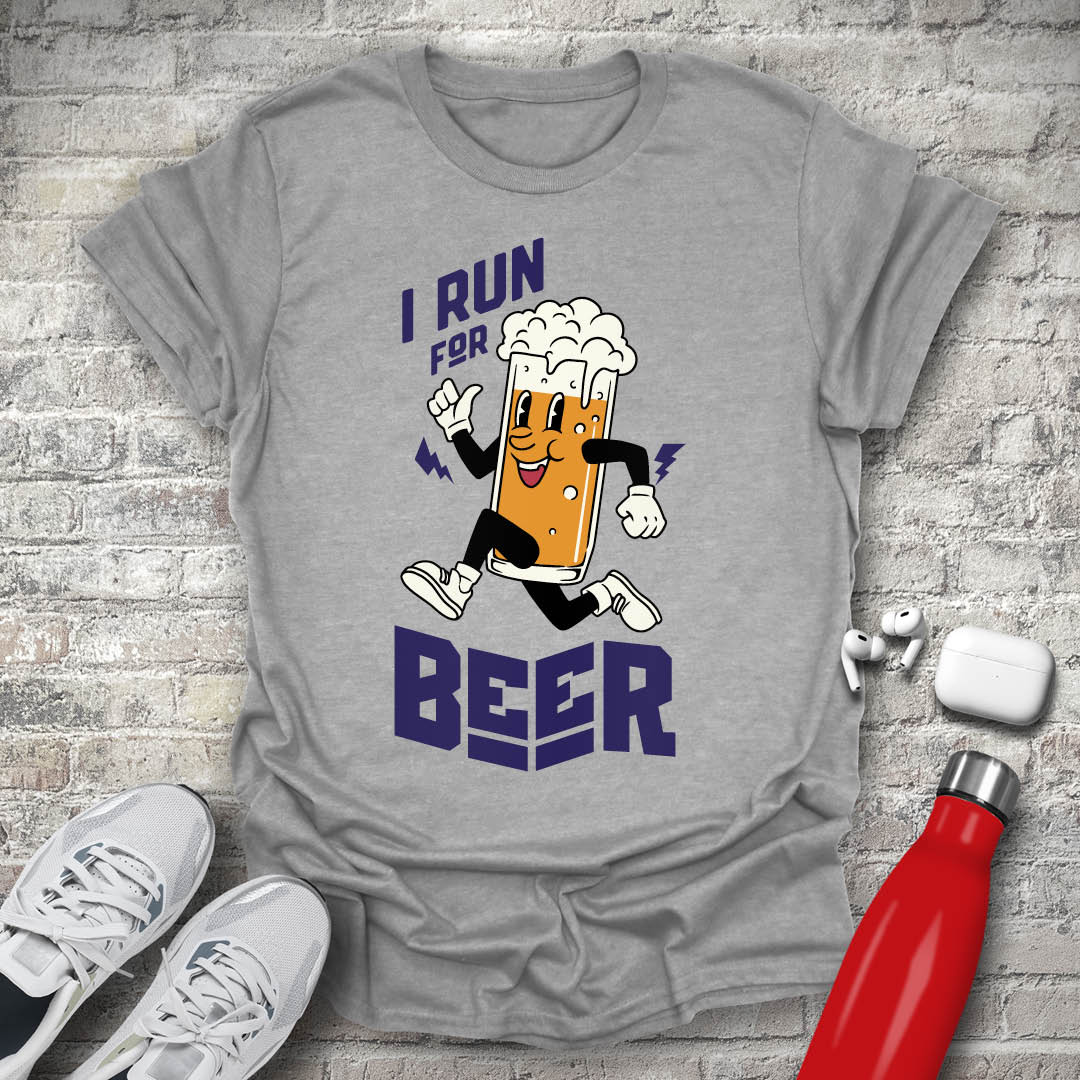 I Run For Beer T-shirt