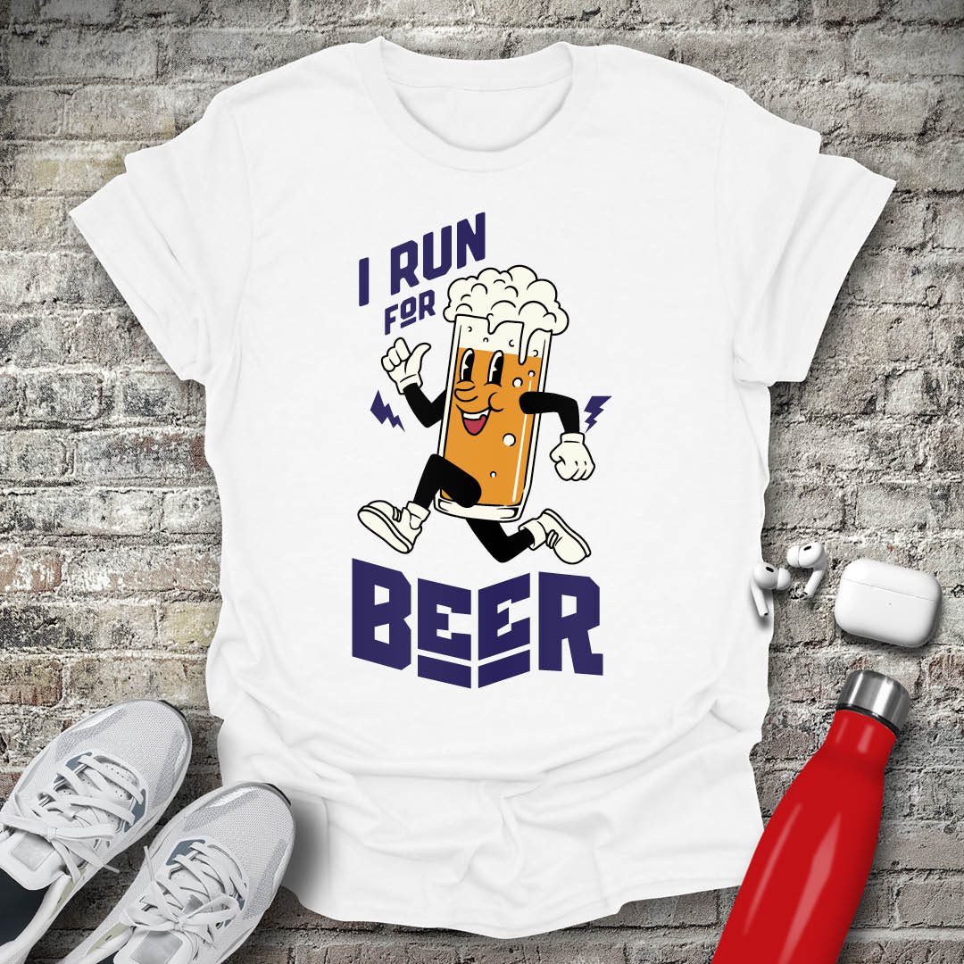 I Run For Beer T-shirt