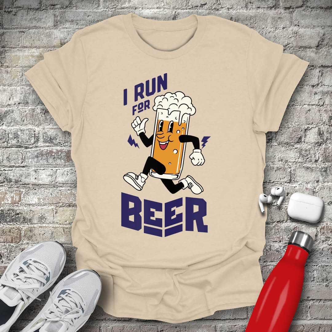 I Run For Beer T-shirt