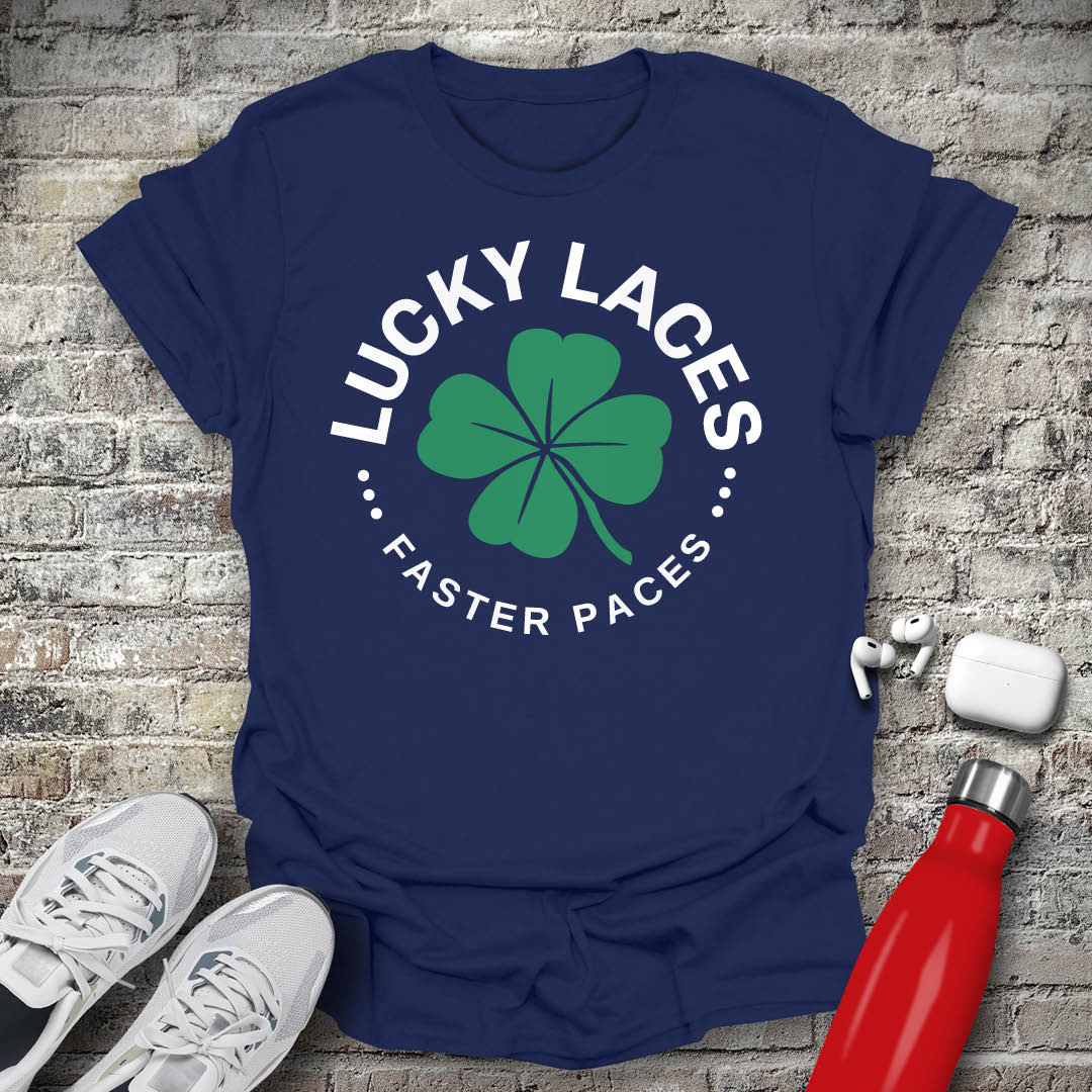 Lucky Laces Faster Paces T-shirt