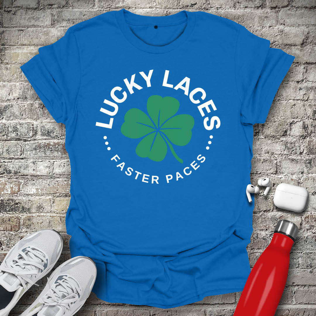 Lucky Laces Faster Paces T-shirt