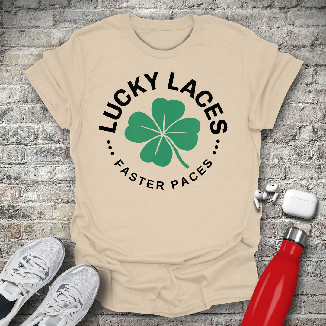 Lucky Laces Faster Paces T-shirt