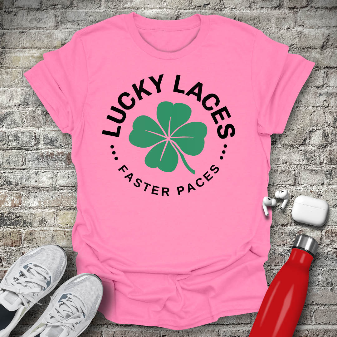 Lucky Laces Faster Paces T-shirt