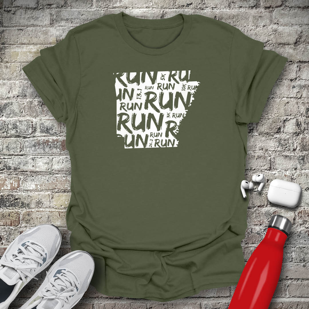 Run - Arkansas T-shirt