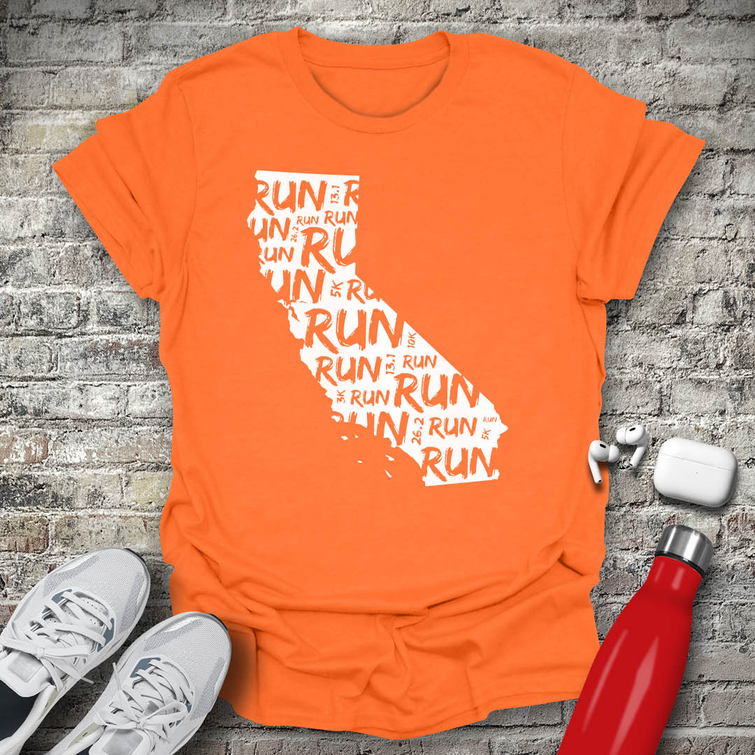 Run - California T-shirt