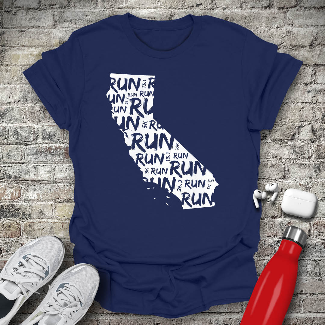 Run - California T-shirt