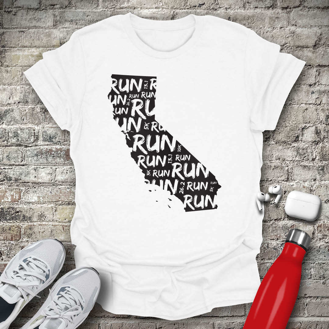 Run - California T-shirt