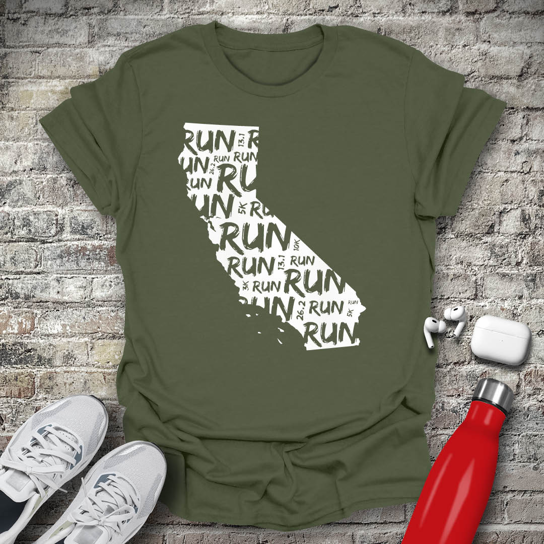 Run - California T-shirt