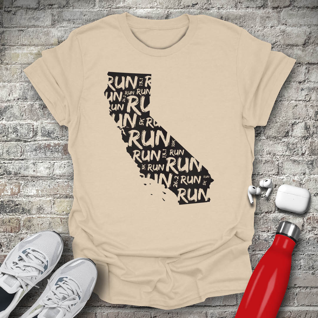Run - California T-shirt