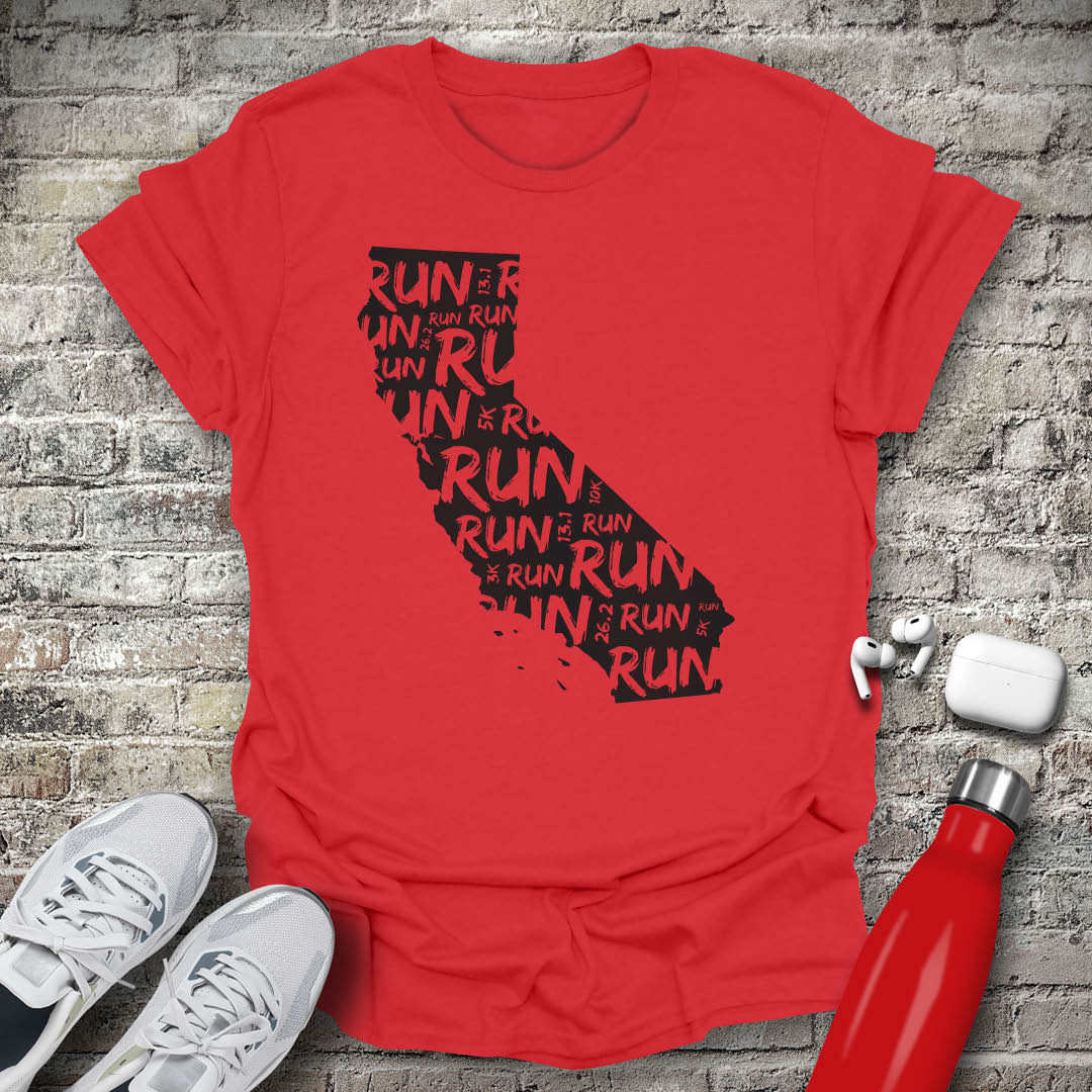 Run - California T-shirt