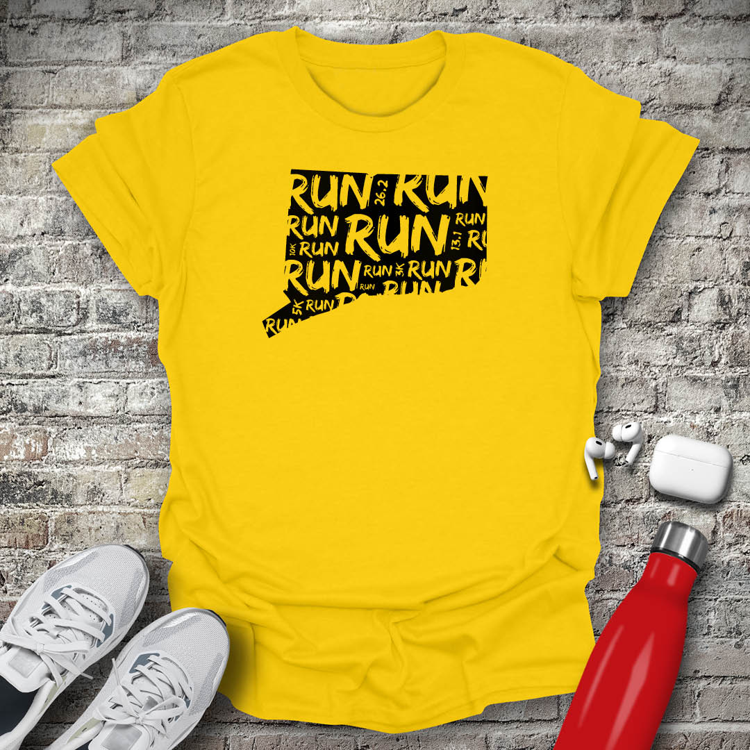 Run - Connecticut T-shirt