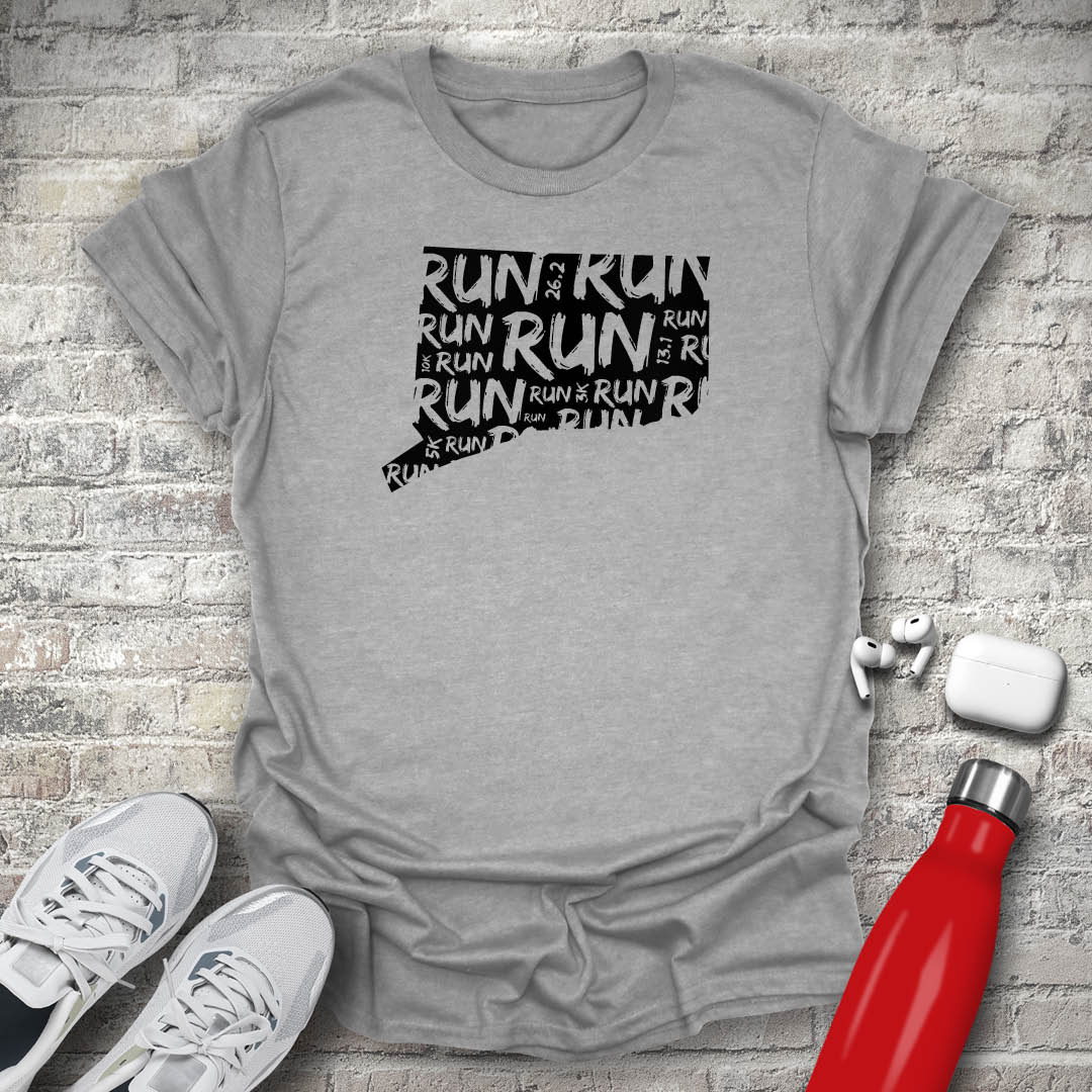Run - Connecticut T-shirt