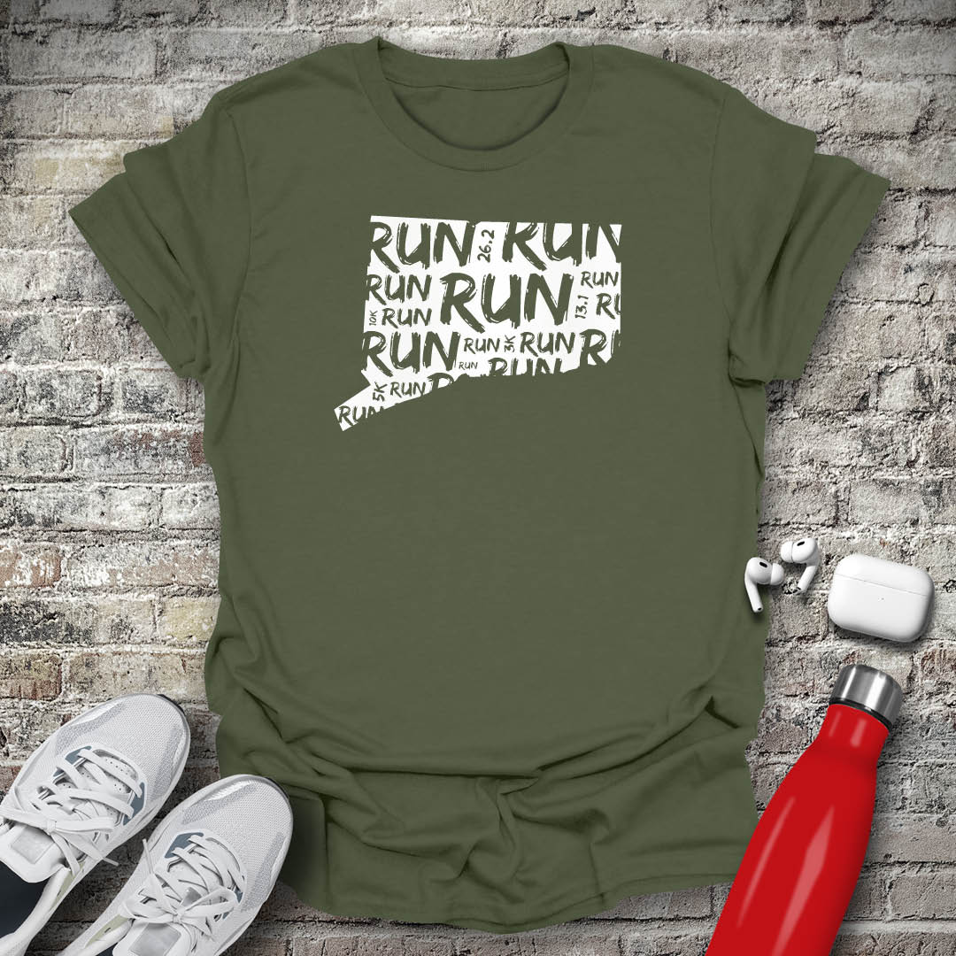 Run - Connecticut T-shirt