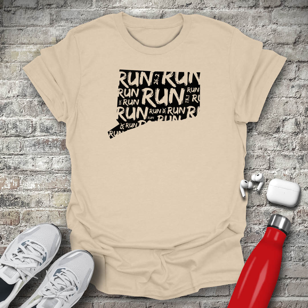 Run - Connecticut T-shirt