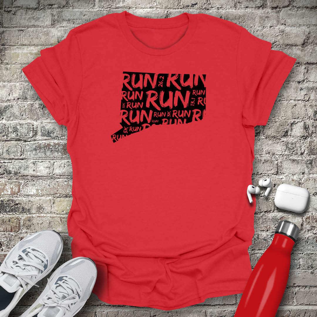 Run - Connecticut T-shirt