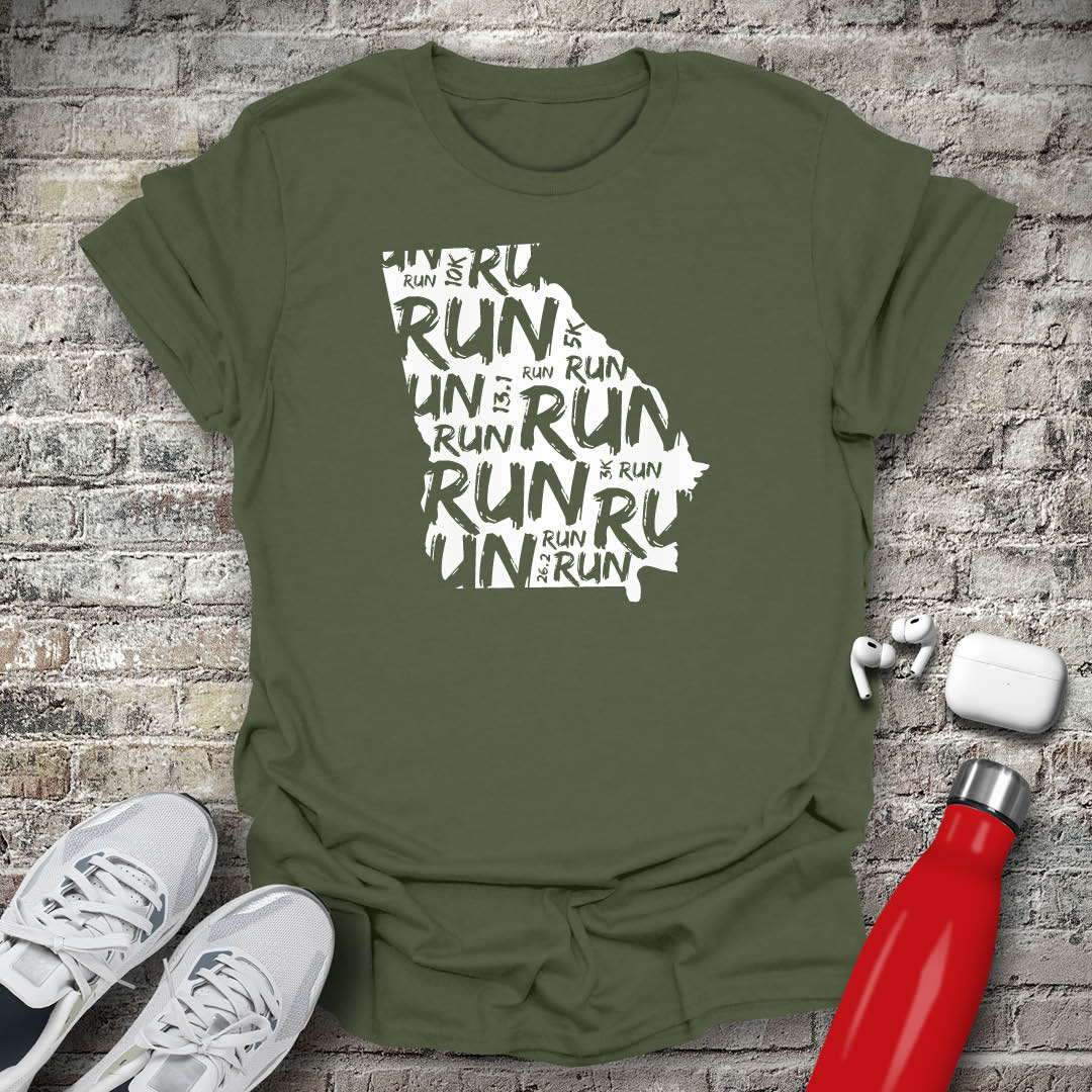Run - Georgia T-shirt