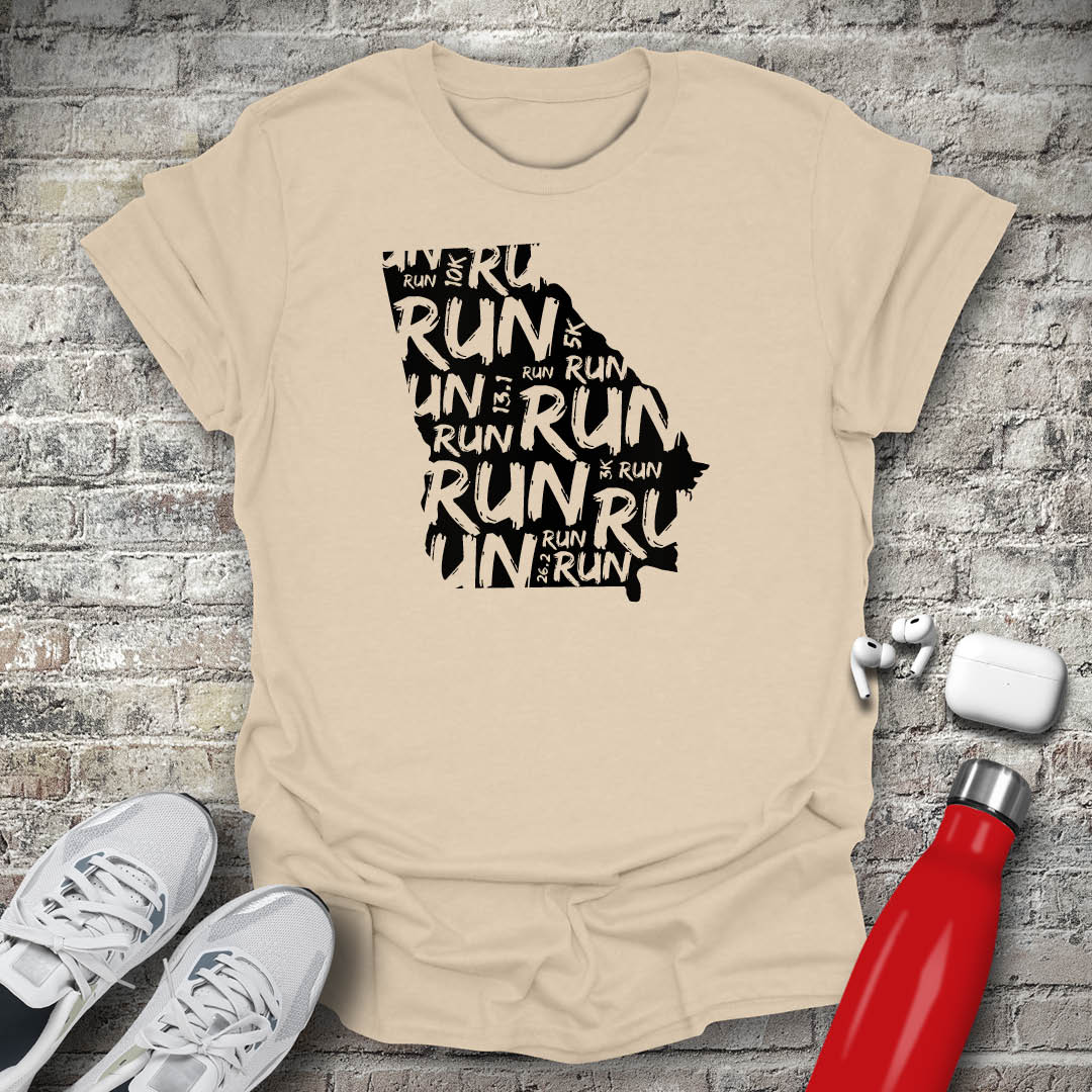 Run - Georgia T-shirt