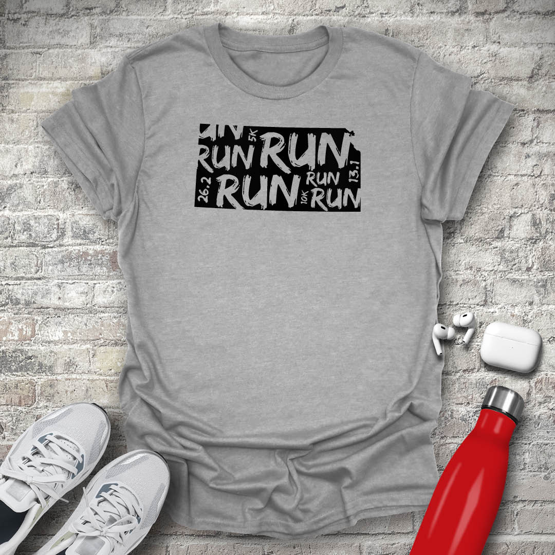 Run - Kansas T-shirt