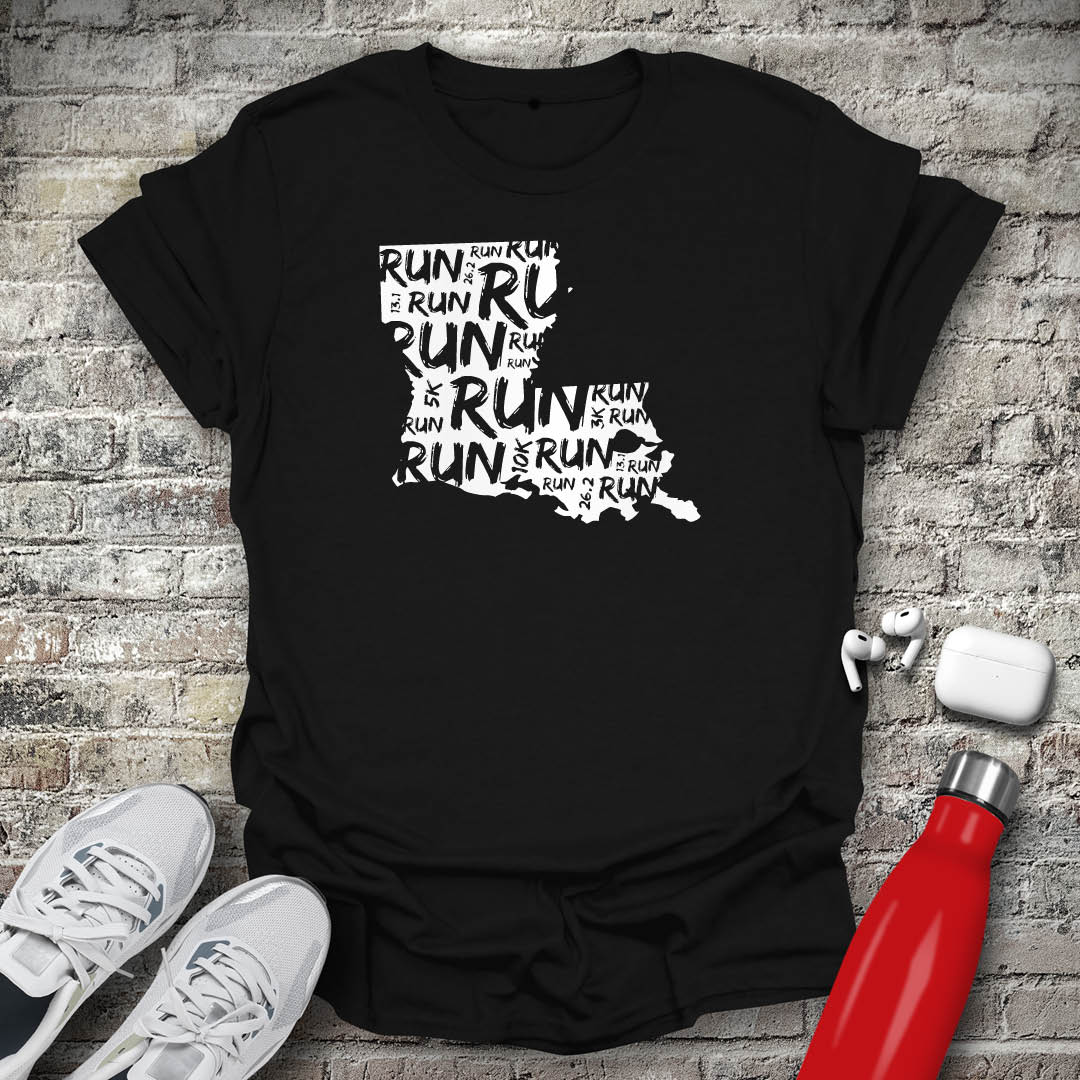 Run - Louisiana T-shirt