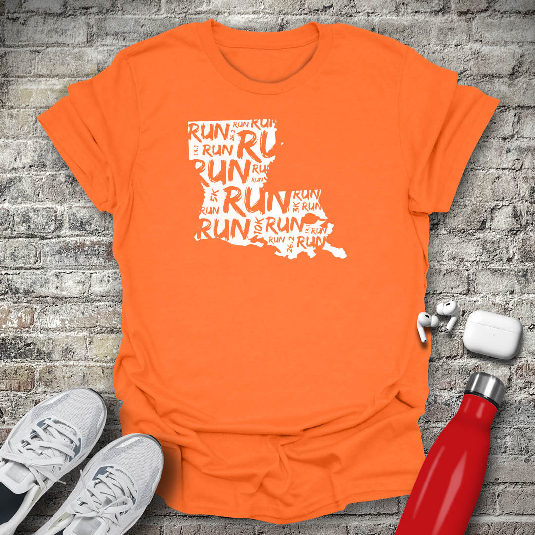 Run - Louisiana T-shirt