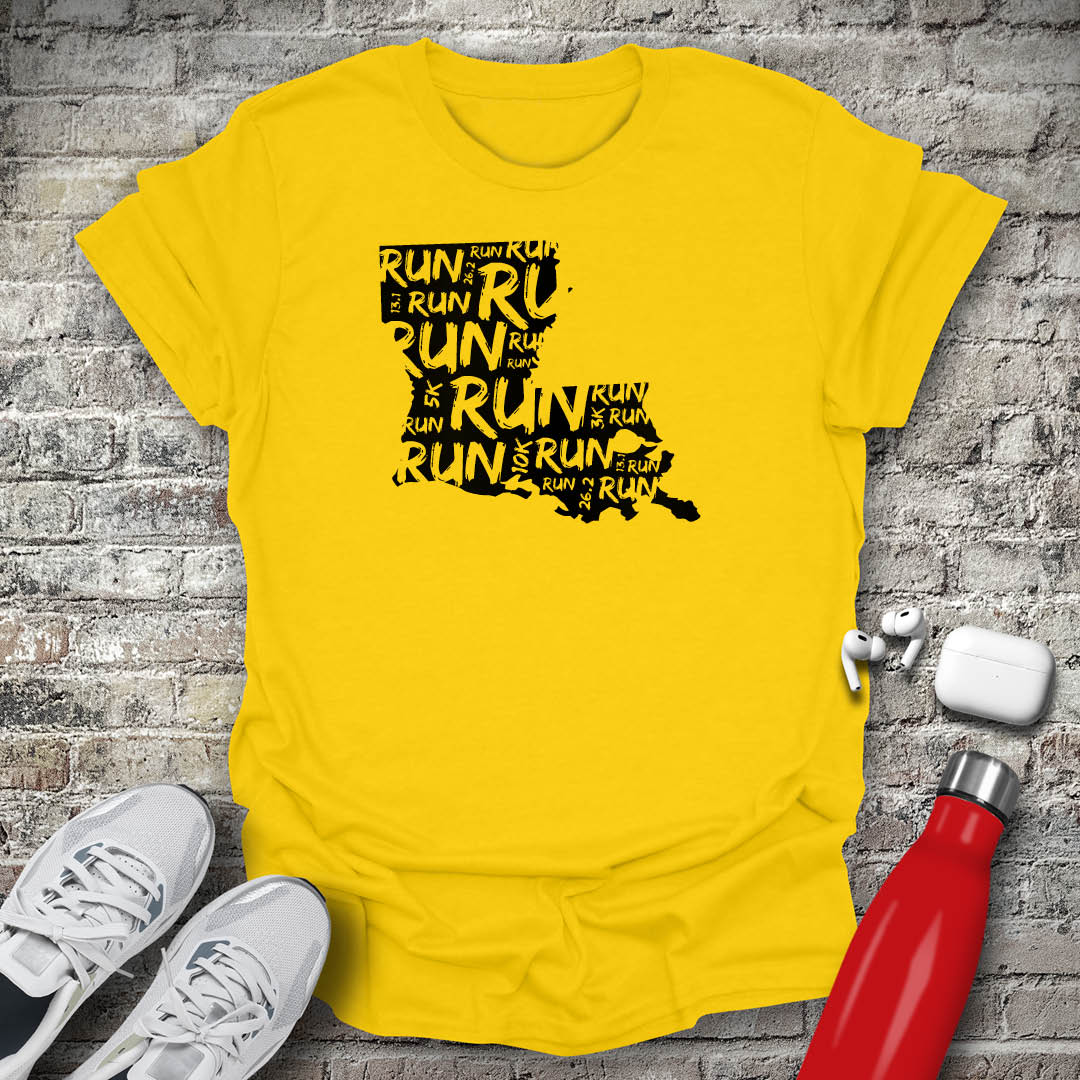 Run - Louisiana T-shirt