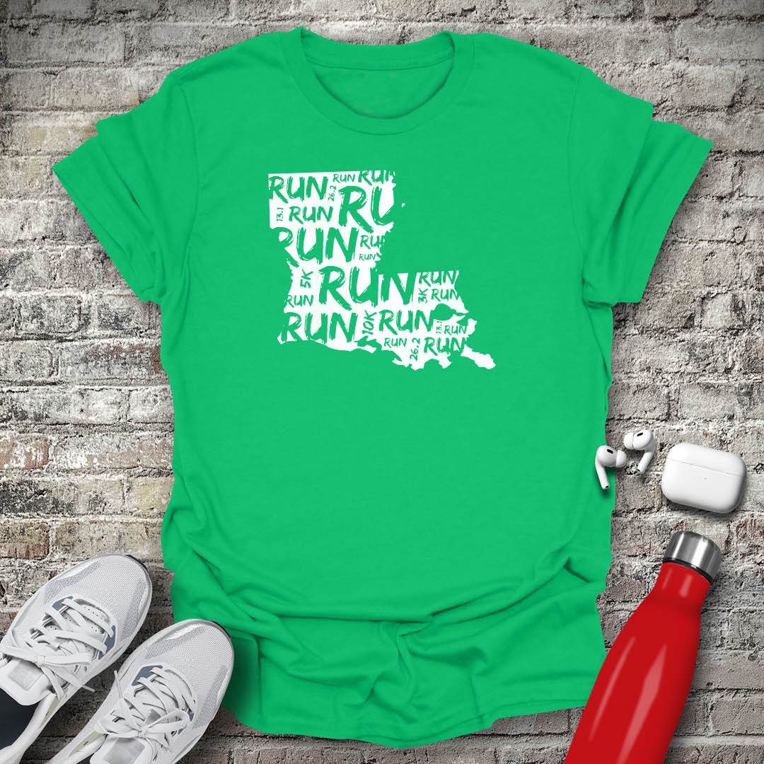 Run - Louisiana T-shirt