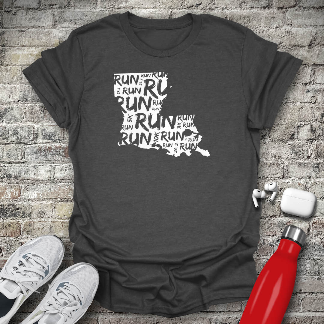 Run - Louisiana T-shirt