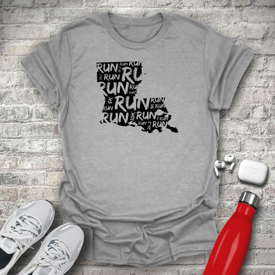 Run - Louisiana T-shirt