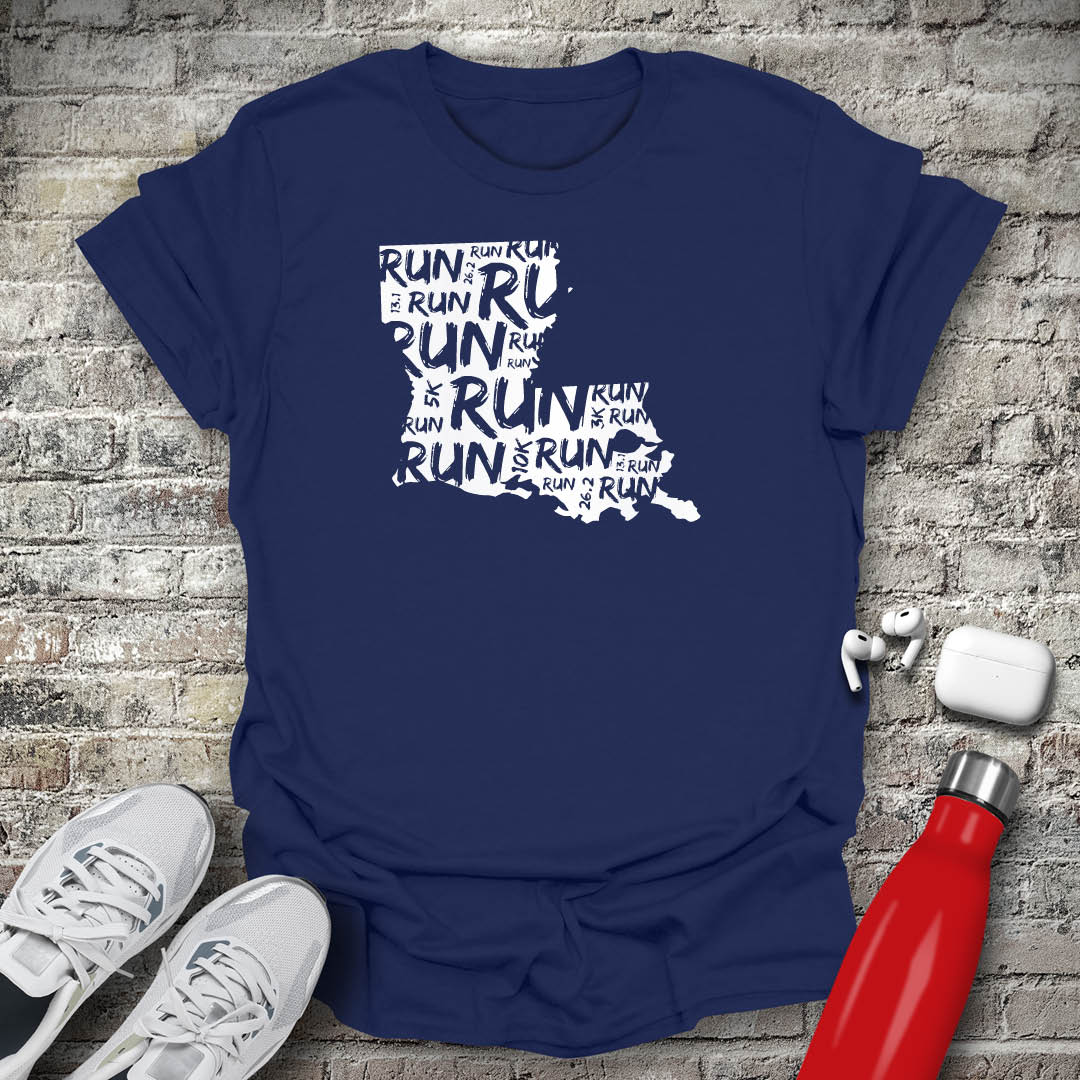 Run - Louisiana T-shirt
