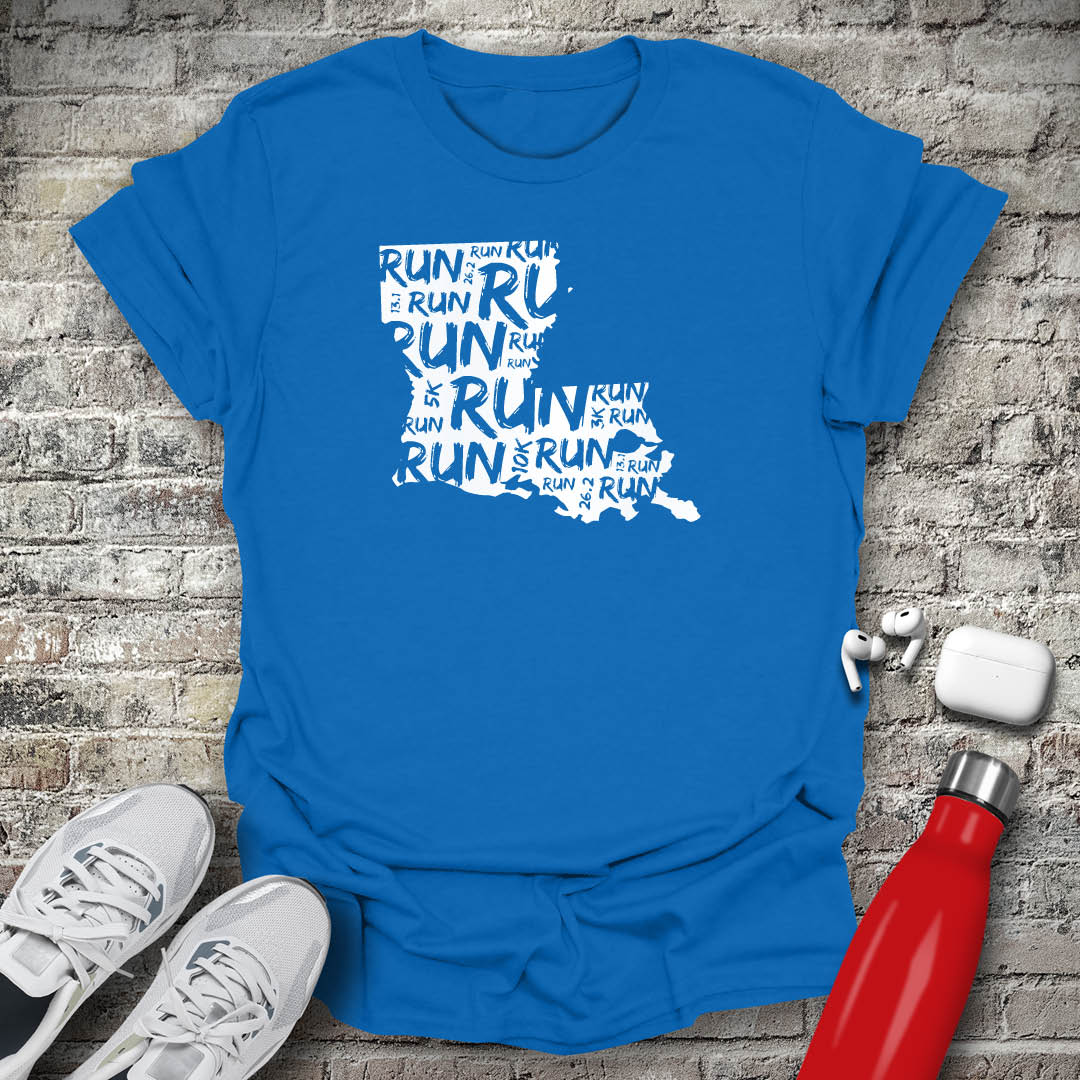 Run - Louisiana T-shirt