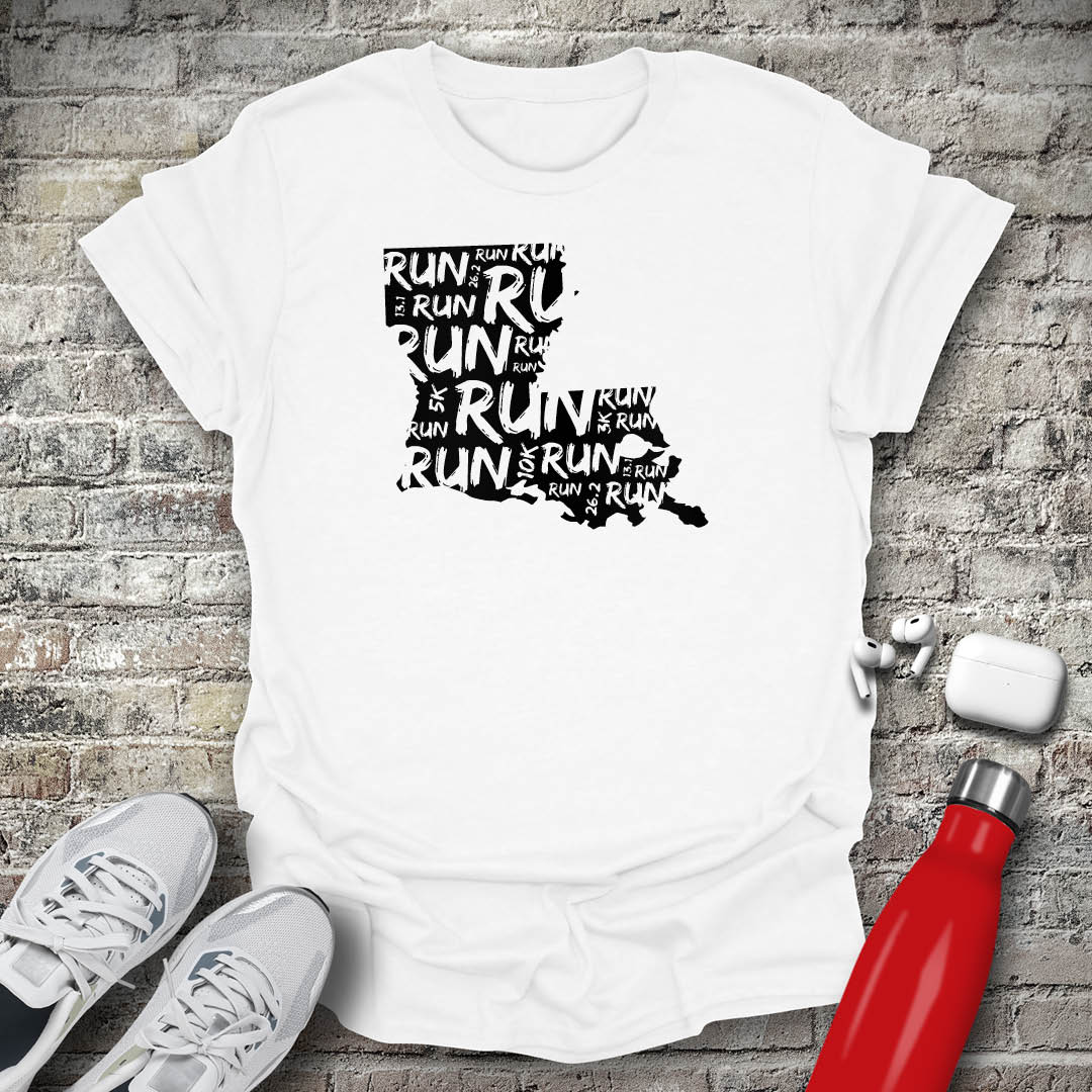 Run - Louisiana T-shirt