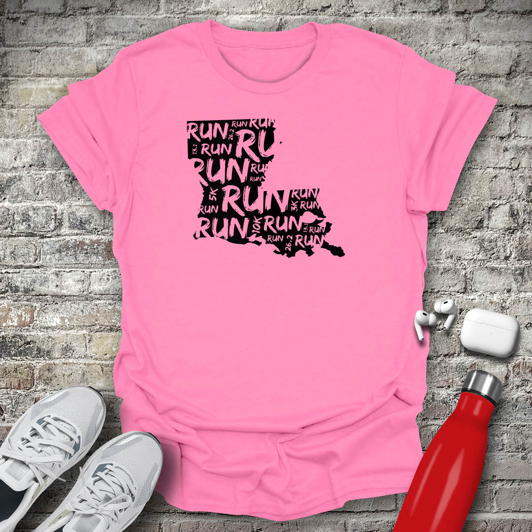 Run - Louisiana T-shirt