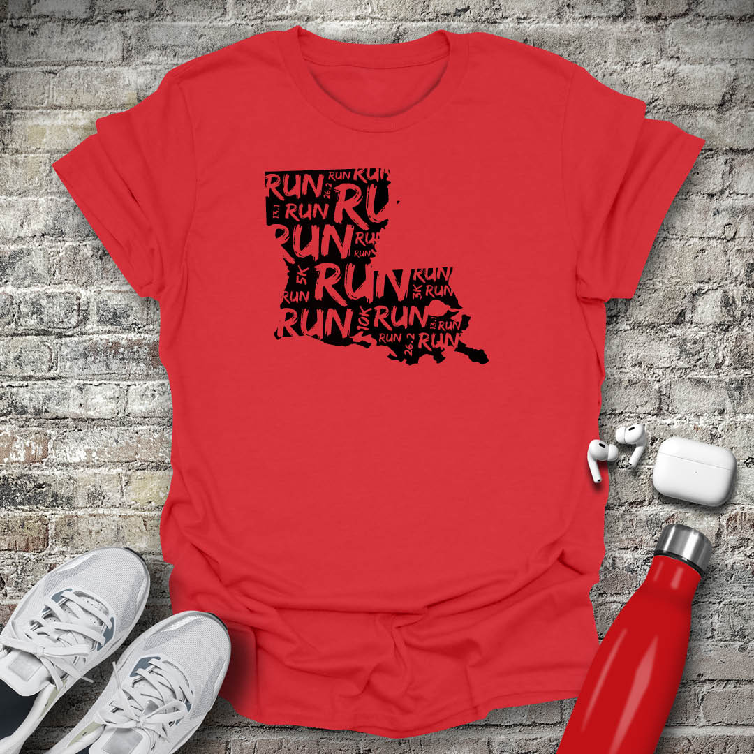 Run - Louisiana T-shirt