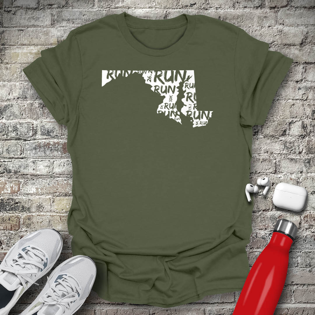 Run - Maryland T-shirt