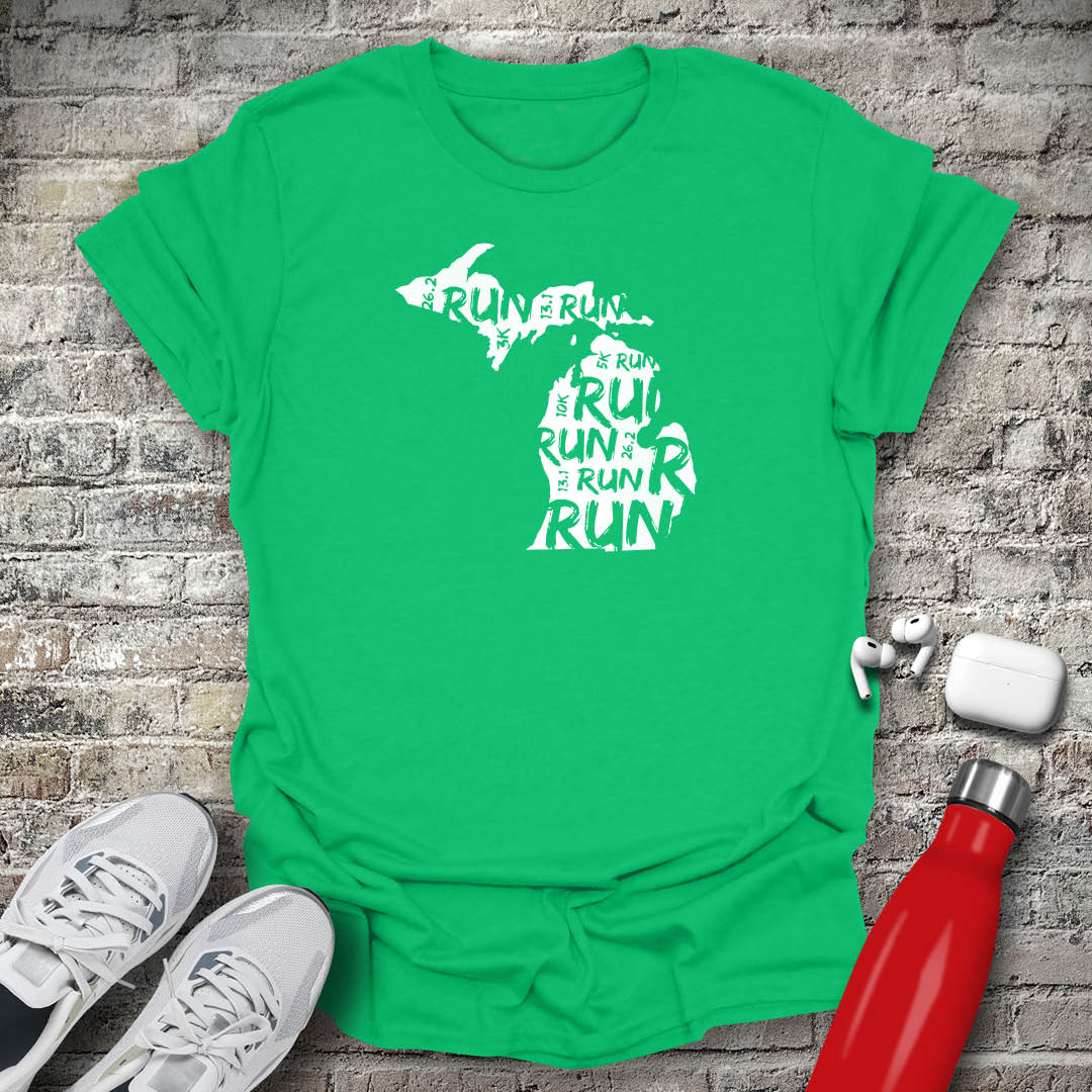 Run - Michigan T-shirt