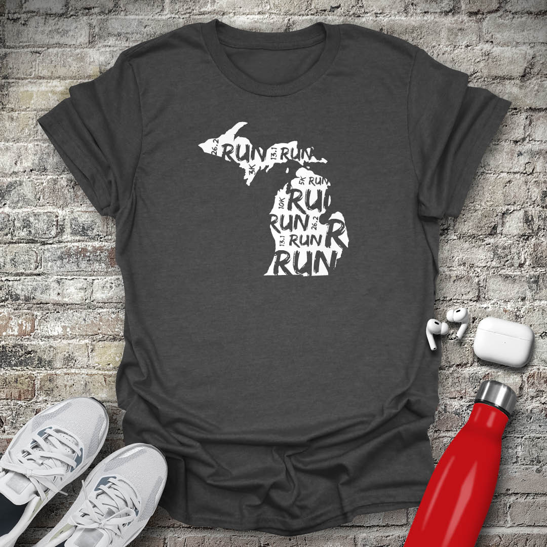 Run - Michigan T-shirt