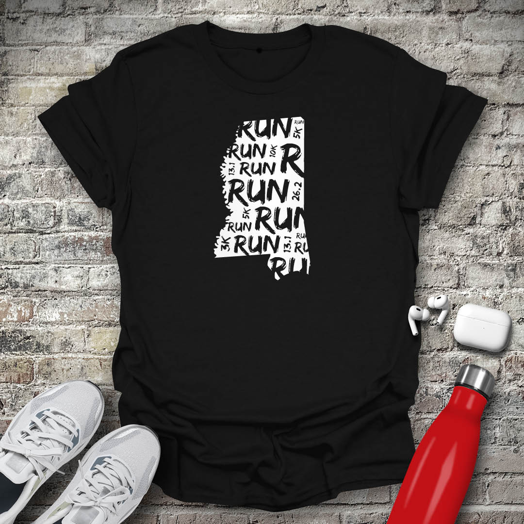 Run - Mississippi T-shirt