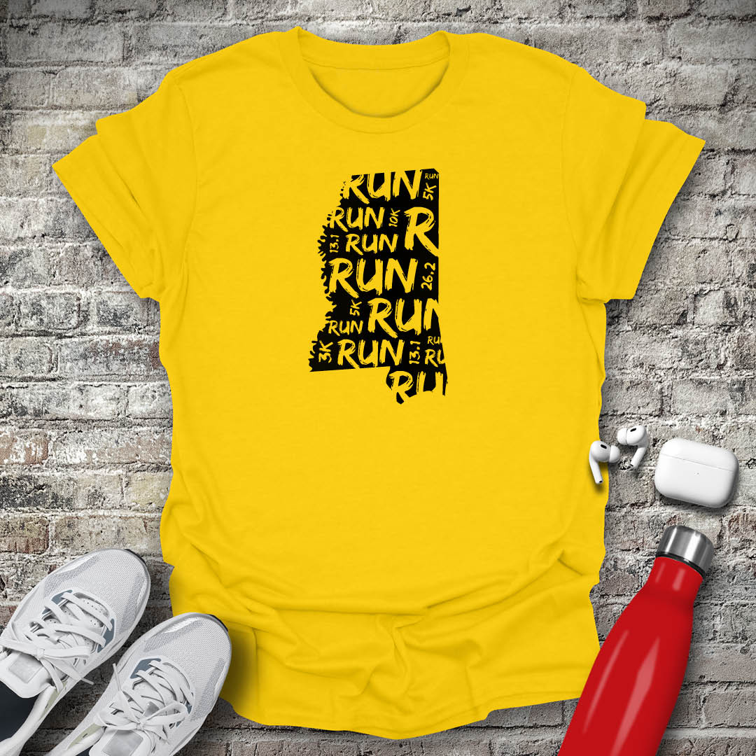 Run - Mississippi T-shirt