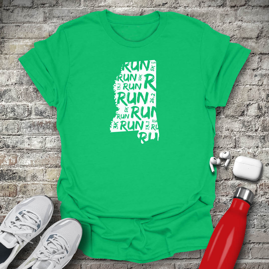 Run - Mississippi T-shirt