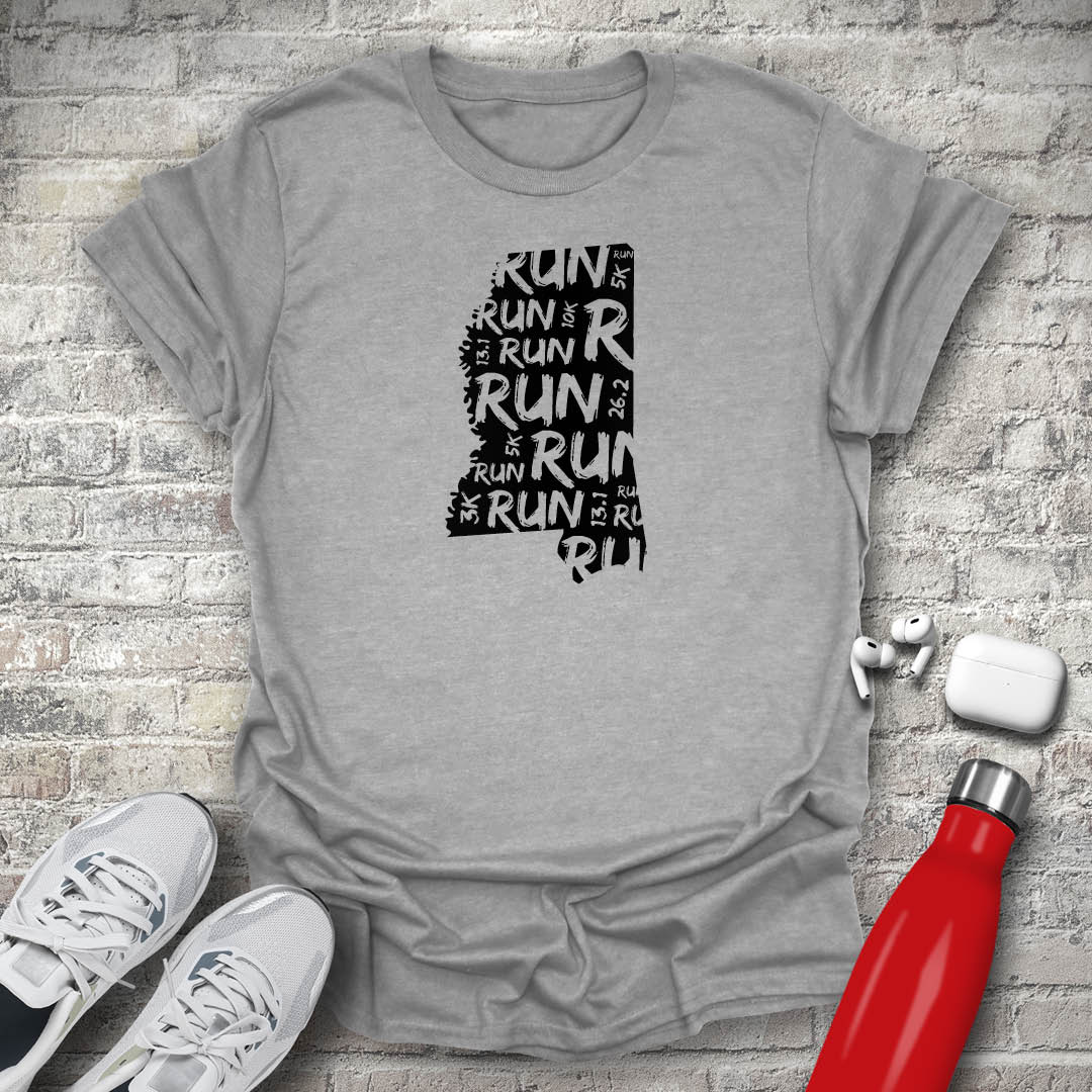 Run - Mississippi T-shirt