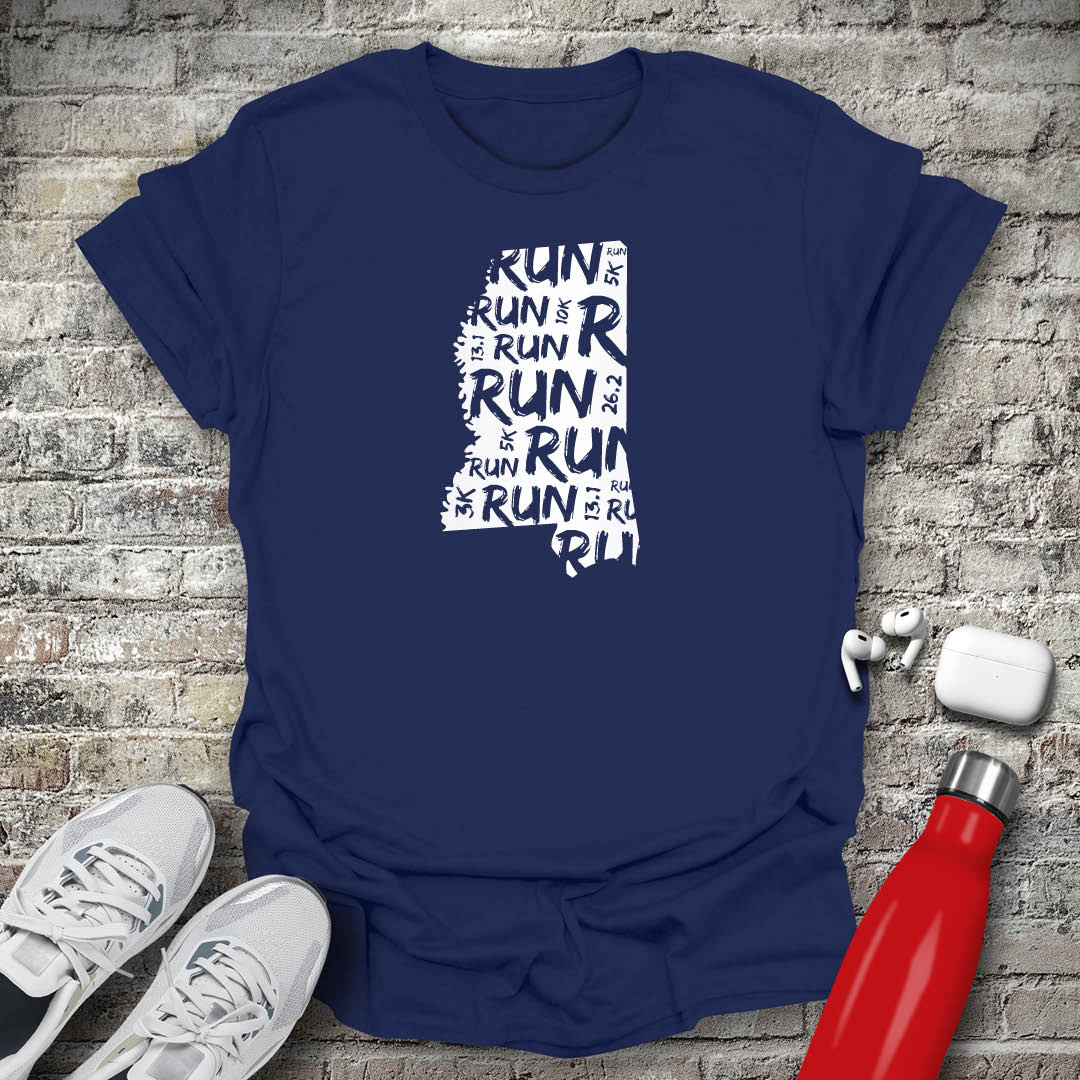 Run - Mississippi T-shirt