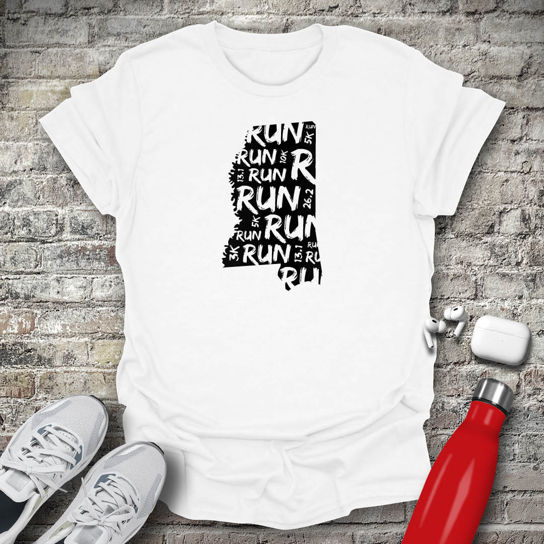Run - Mississippi T-shirt