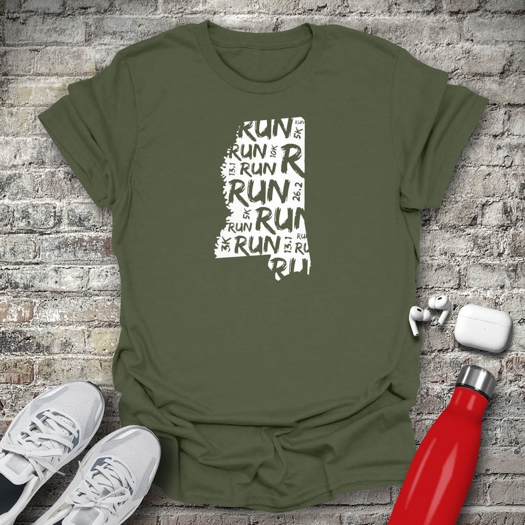 Run - Mississippi T-shirt