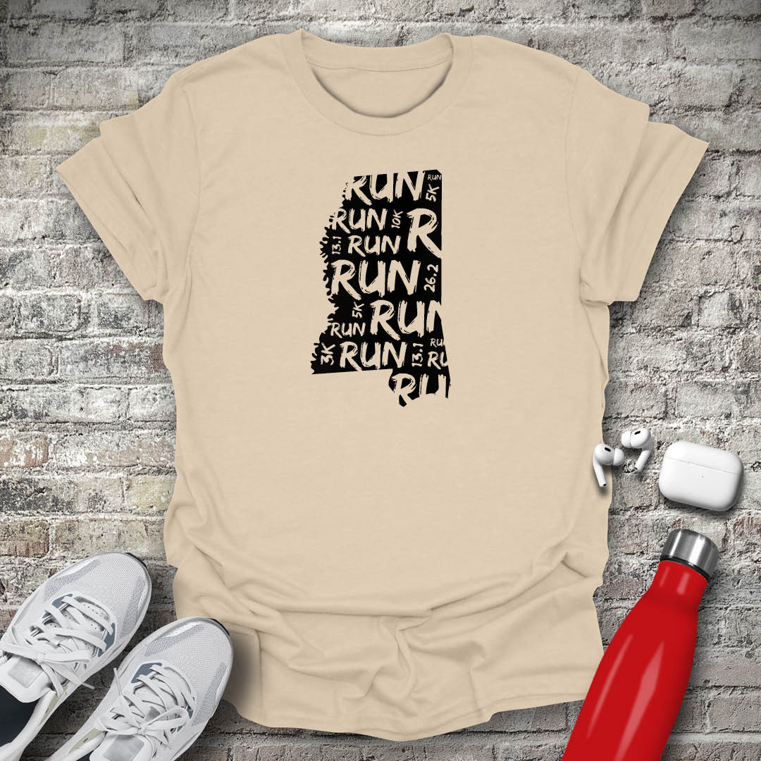 Run - Mississippi T-shirt