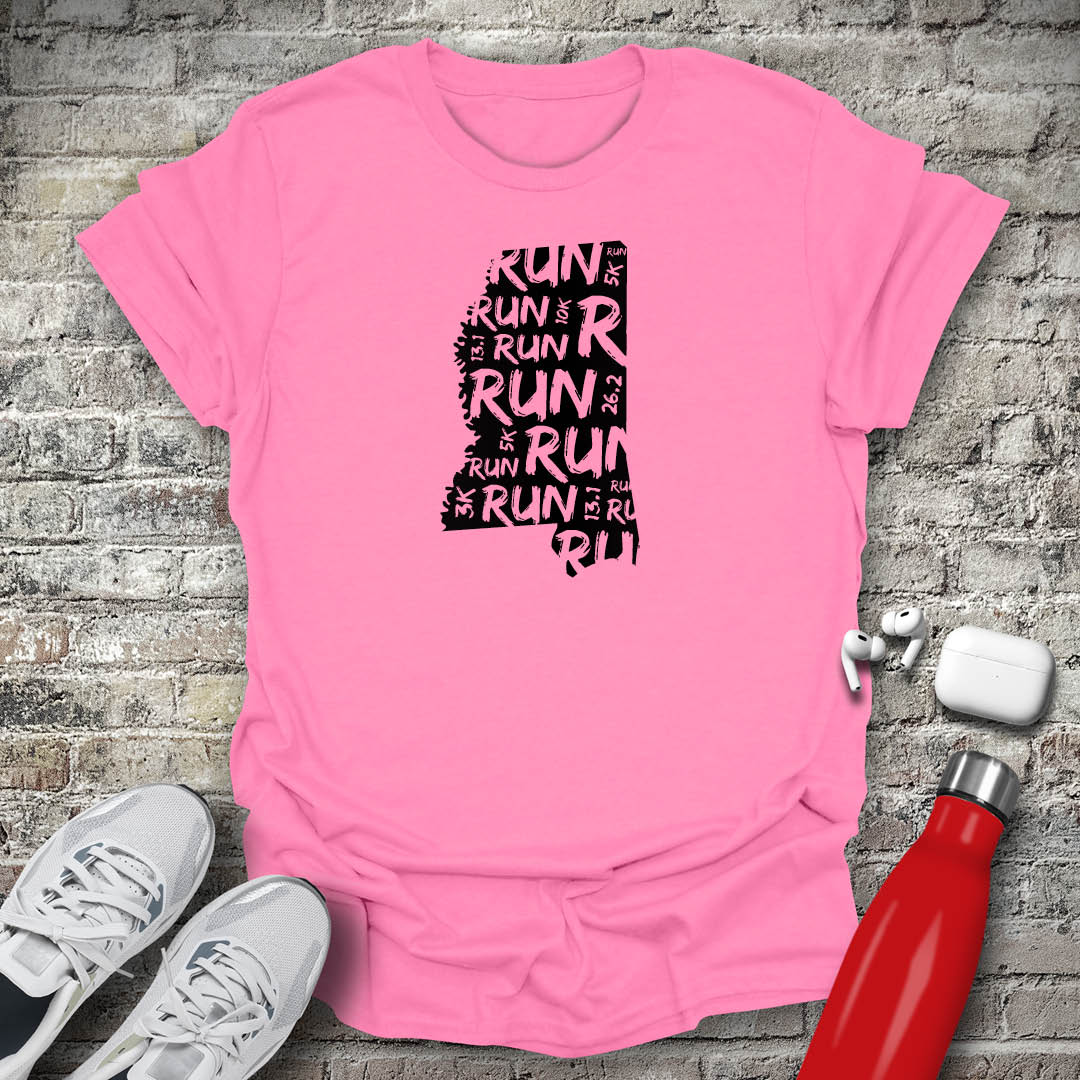 Run - Mississippi T-shirt