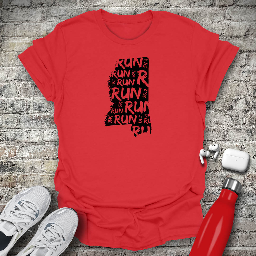 Run - Mississippi T-shirt