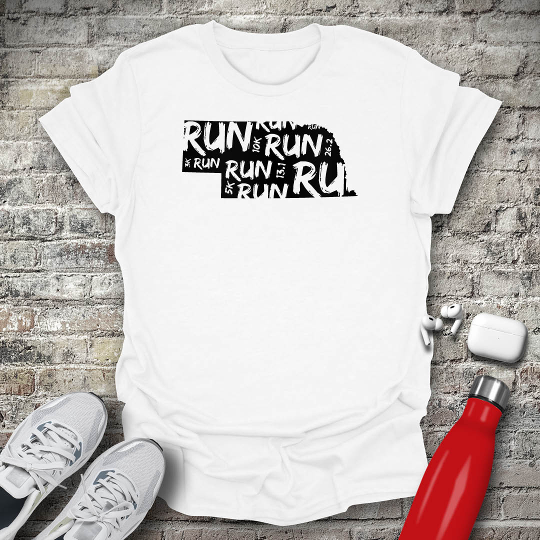 Run - Nebraska T-shirt