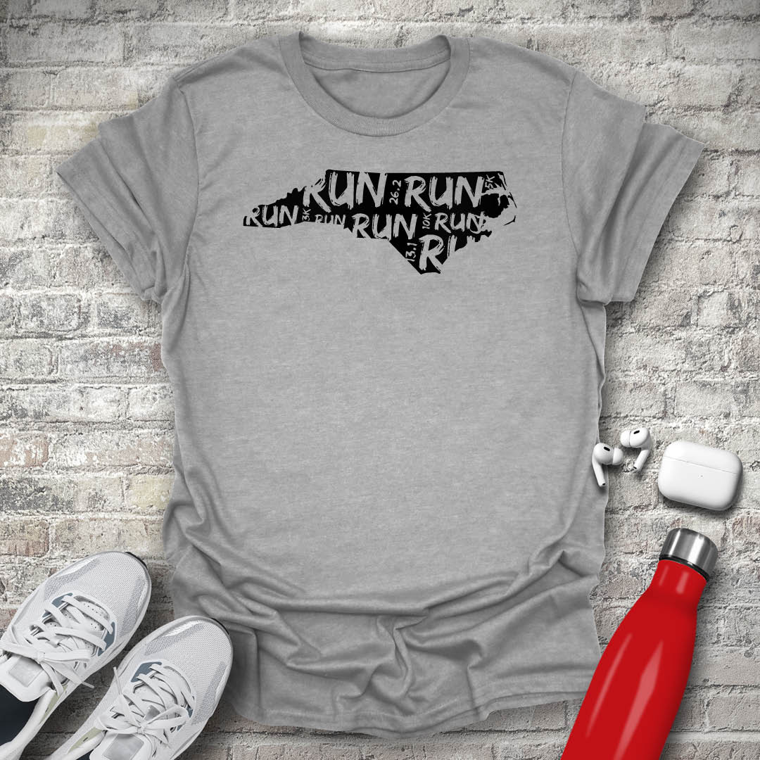 Run - North Carolina T-shirt